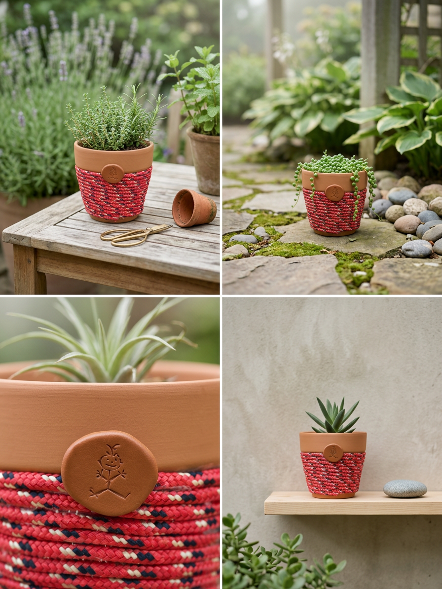 Joy Keeper© | Wildflower Ember© 6" Terra Cotta Planter