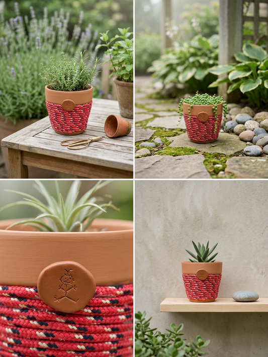 Joy Keeper© | Wildflower Ember© 6" Terra Cotta Planter