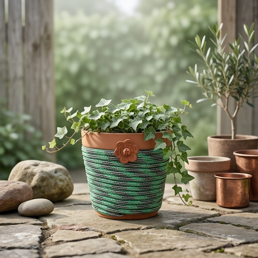Bloom Keeper© | Fern Hollow© 6" Terra Cotta Planter