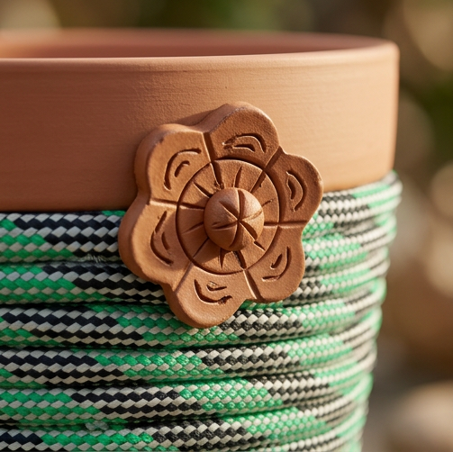 Bloom Keeper© | Fern Hollow© 6" Terra Cotta Planter