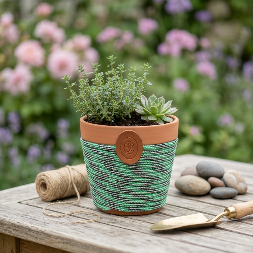 Garden Keeper | Fern Hollow 6" Terra Cotta Planter