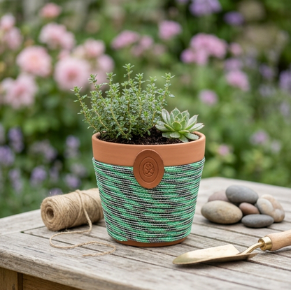 Garden Keeper | Fern Hollow 6" Terra Cotta Planter