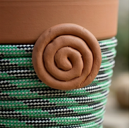 Spiral Keeper | Fern Hollow 6" Terra Cotta Planter
