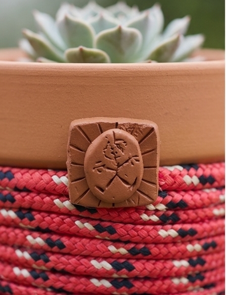 The Guardian Knot™ Planter Lightbearer© | Wildflower Ember© 6" Terra Cotta Planter