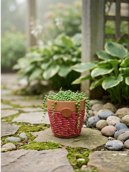 Joy Keeper© | Wildflower Ember© 6" Terra Cotta Planter
